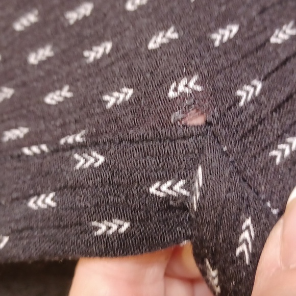 Full Moon black print Maternity top size M - Picture 4 of 4